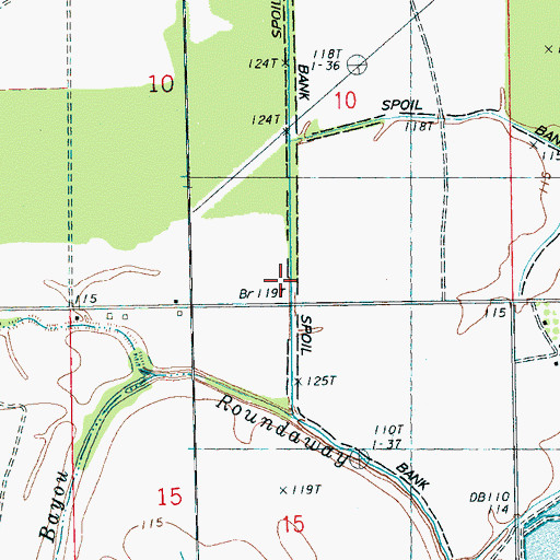 Topographic Map of Zion Rock Church, MS