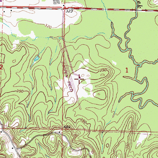 Topographic Map of Thigpen Field, MS