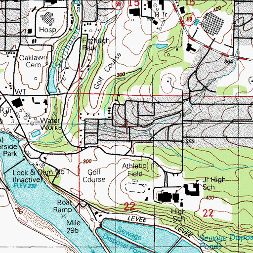 Topographic Map of Pegg Addition, AR