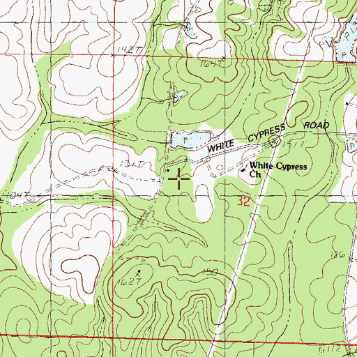 Topographic Map of Smith Lake Dam, MS