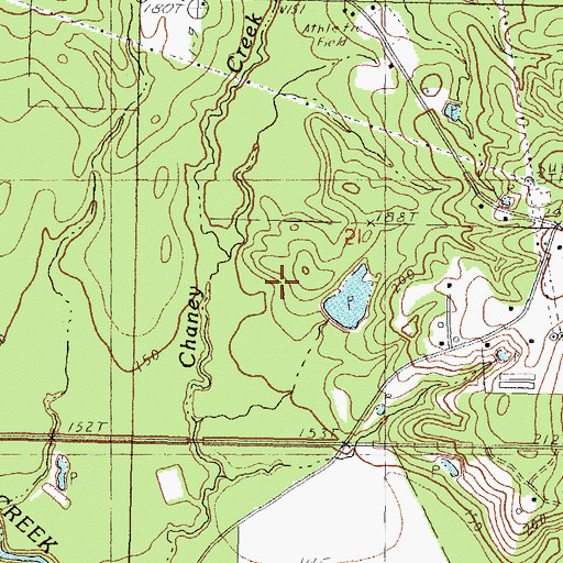 Topographic Map of Remo Lake Dam, MS