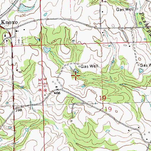 Topographic Map of Barrett Dam, MS