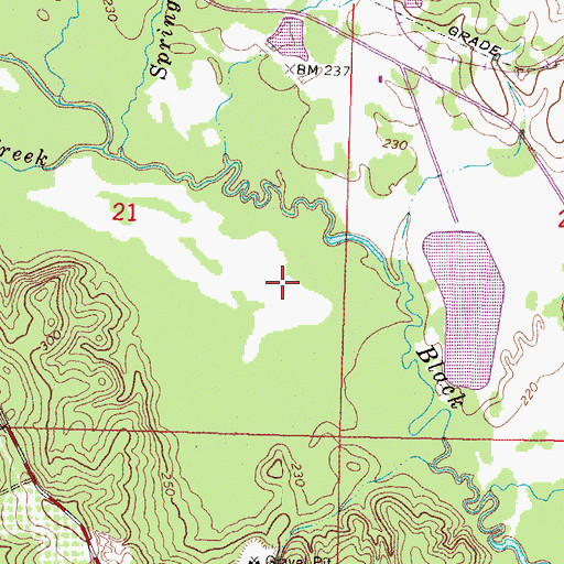Topographic Map of South Mississippi Electric Power Association Dam, MS