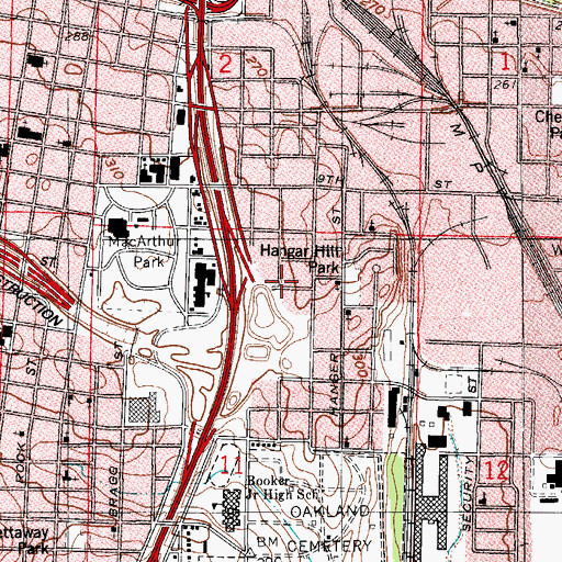 Topographic Map of Apostolic Church of Jesus Christ, AR
