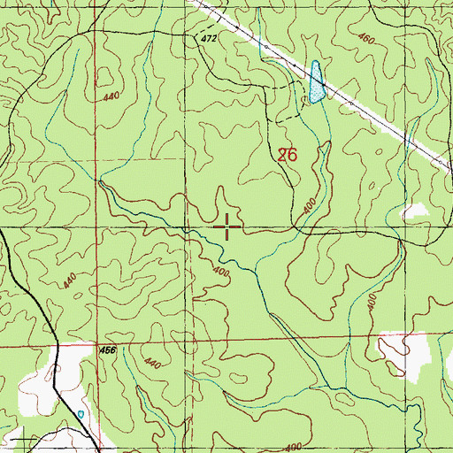 Topographic Map of Saint Regis Paper Company Dam, MS