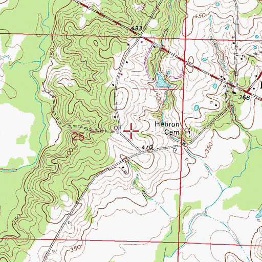 Topographic Map of R G Bilbo Lake Dam, MS