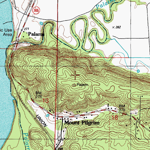 Topographic Map of State of Arkansas, AR