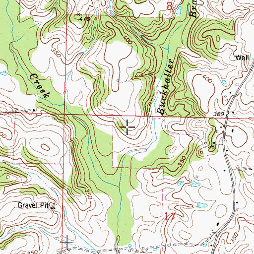 Topographic Map of King Lake Dam, MS