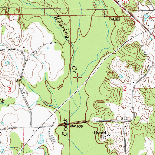 Topographic Map of Big Creek Structure 13 Dam, MS