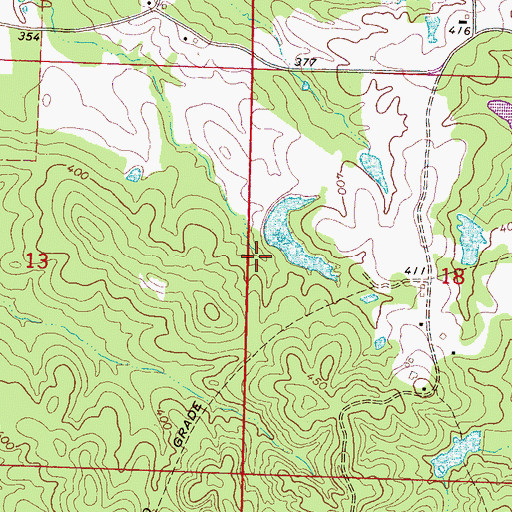 Topographic Map of Morrow Lake Dam, MS