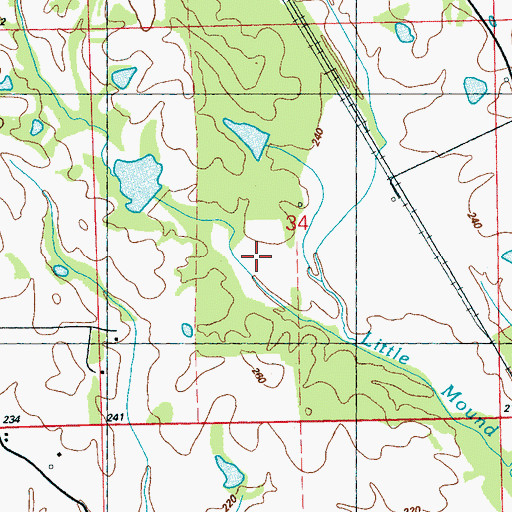 Topographic Map of Bentonia Watershed Structure 4 Dam, MS
