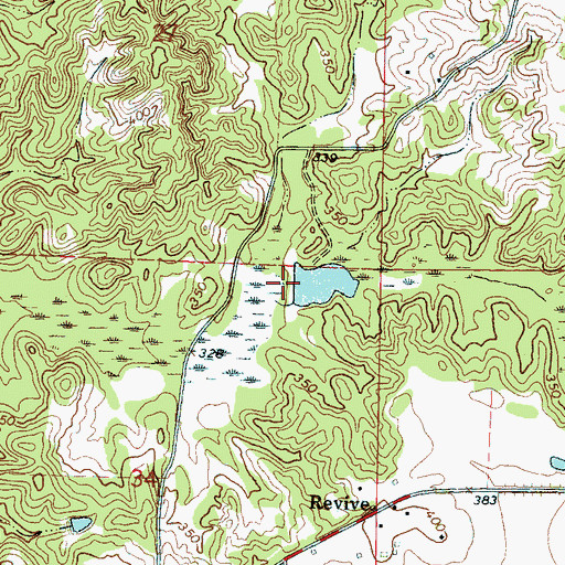 Topographic Map of Partridge Lumber Company Lake Dam, MS