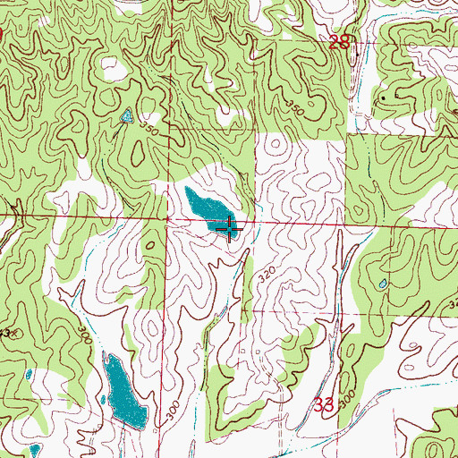 Topographic Map of H T Stubbs Lake Dam, MS