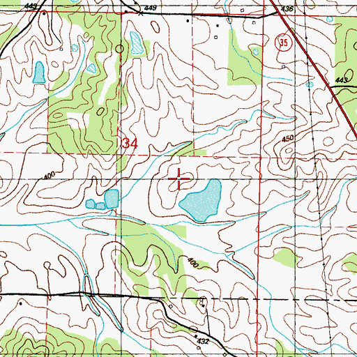 Topographic Map of McKay Lake Dam, MS