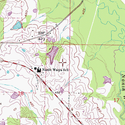 Topographic Map of Mississippi No Name 59 Dam, MS