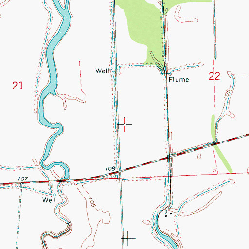 Topographic Map of Albert Prevost Catfish Pond Dam, MS