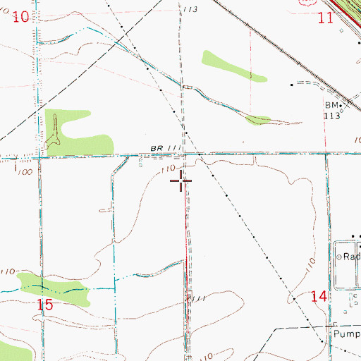 Topographic Map of G B Mortarman Pond Dam, MS