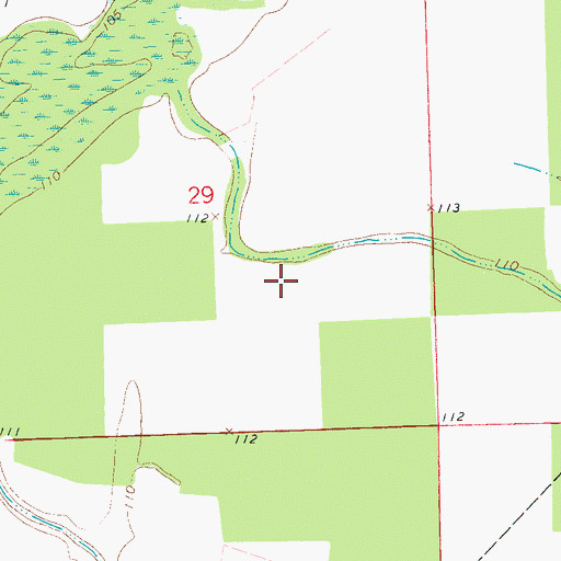 Topographic Map of H B Rowland Pond Dam, MS