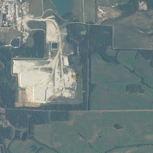 Aerial/Satellite Image of Seitz Lake Dam, MS