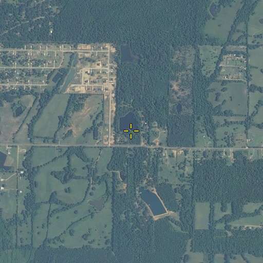 Aerial/Satellite Image of Howell Lake Dam, MS