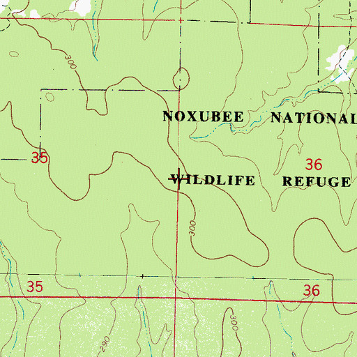 Topographic Map of Okonatie Watershed UT-25-1 Dam, MS