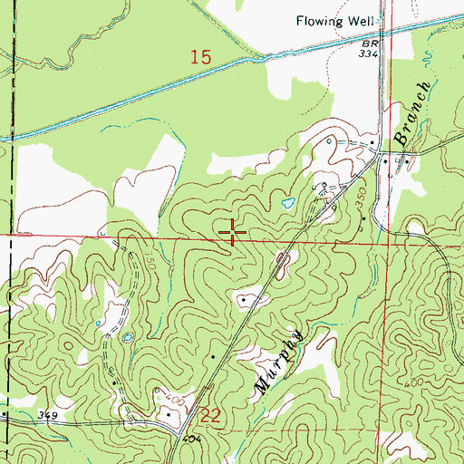 Topographic Map of Gaylon Williams Lake Dam, MS