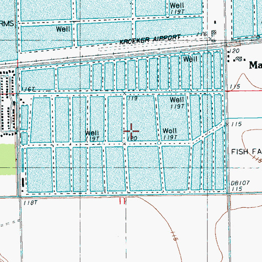 Topographic Map of Trans Fisheries Incorporated Pond Dam, MS