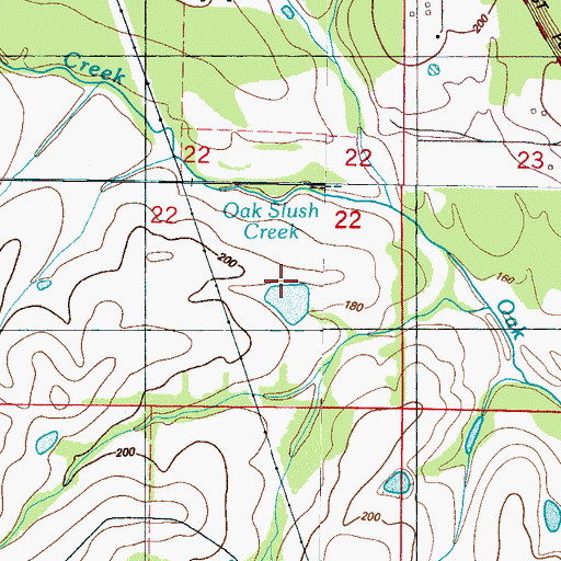 Topographic Map of Mississippi No Name 161 Dam, MS