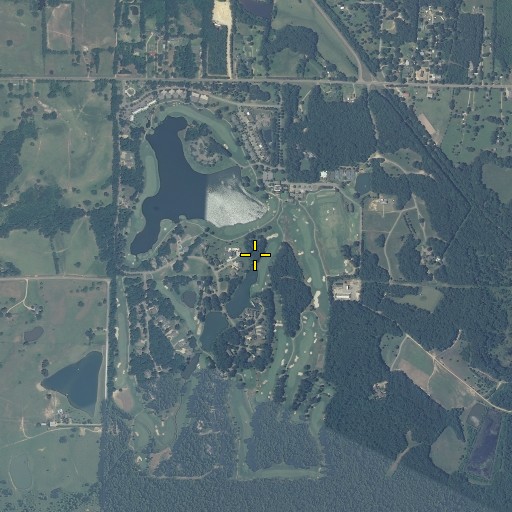 Aerial/Satellite Image of Harrell Lake Dam, MS