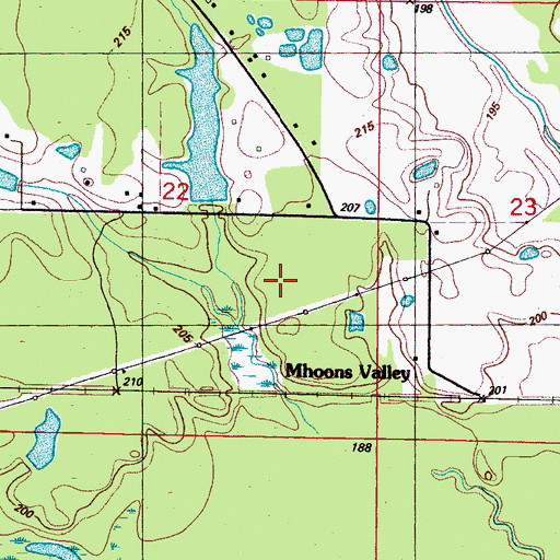 Topographic Map of Portera Lake Dam, MS