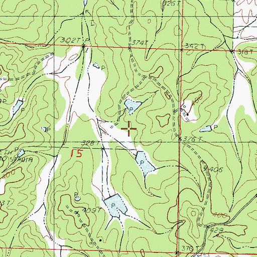 Topographic Map of Potacocowa Structure Y-31a-5 Dam, MS