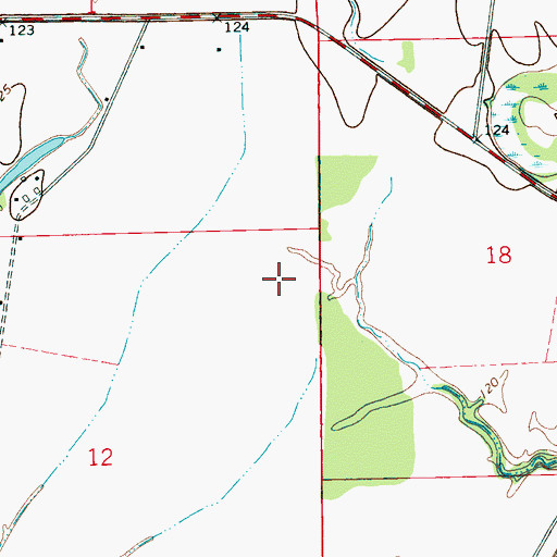 Topographic Map of Turner Arant Pond Dam, MS