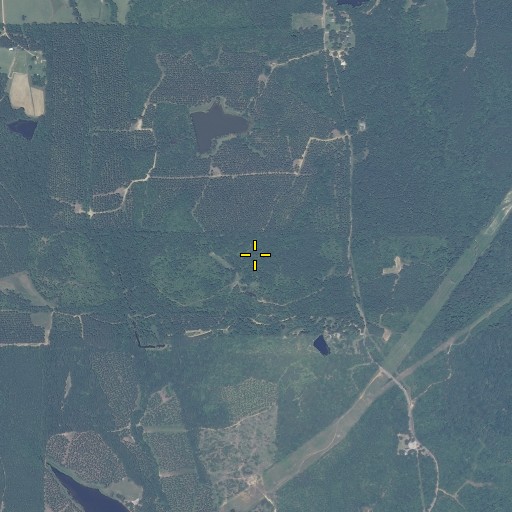 Aerial/Satellite Image of Dabbs Lake Dam, MS