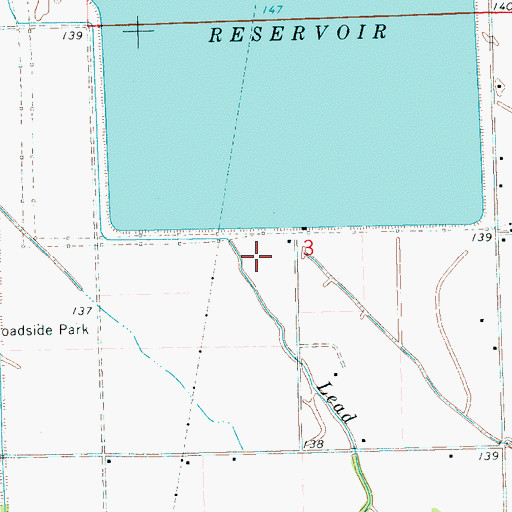 Topographic Map of Mississippi Power and Light Pond Dam, MS