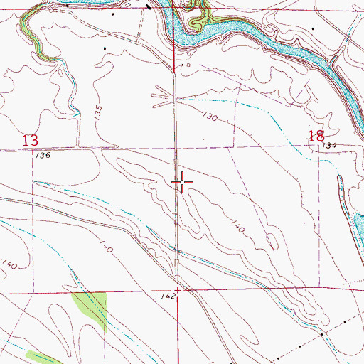Topographic Map of Howard Grittman Pond Dam, MS