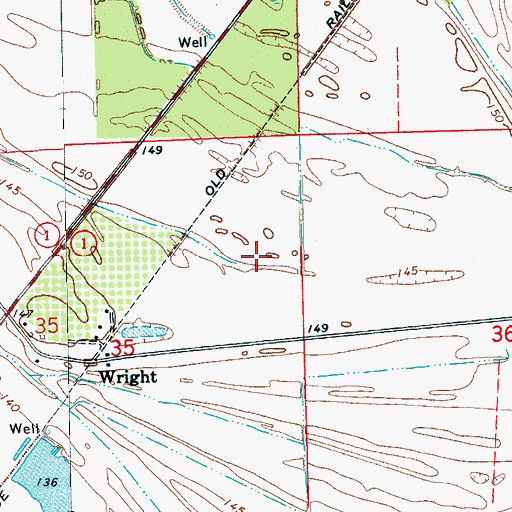 Topographic Map of Dalton Taylor Catfish Ponds Dam, MS