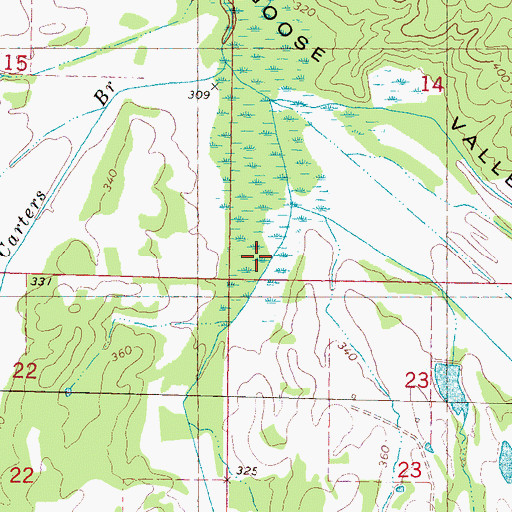 Topographic Map of Jack McCormick Pond Dam, MS