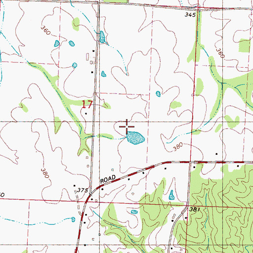 Topographic Map of Guy Hyde Pond Dam, MS