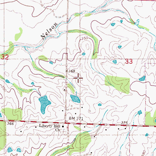 Topographic Map of W S Taylor Junior Pond Dam, MS
