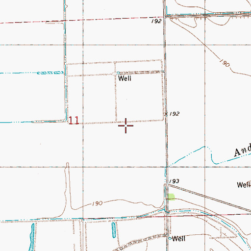 Topographic Map of Wesley Bailey Catfish Pond Dam, MS