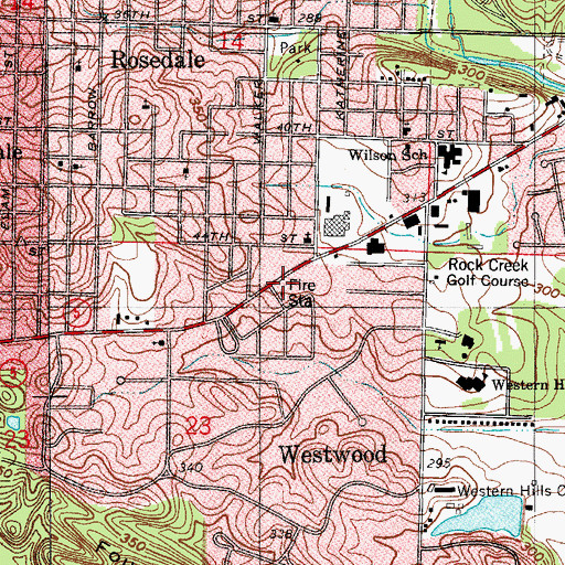 Topographic Map of Gospel Assembly Academy, AR