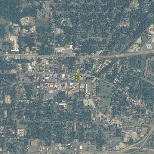 Aerial/Satellite Image of Starkville Public Library, MS