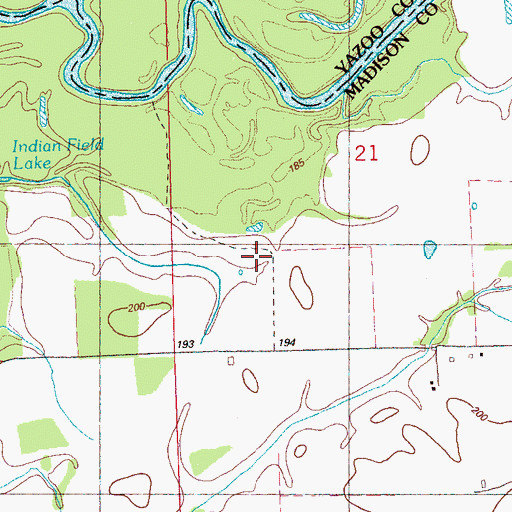 Topographic Map of Warsaw (historical), MS