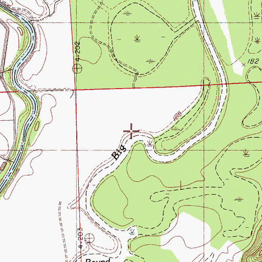 Topographic Map of Mud Lake, MS