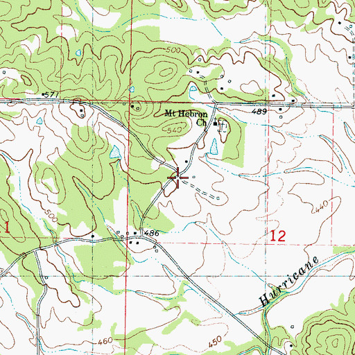 Topographic Map of Haley (historical), MS