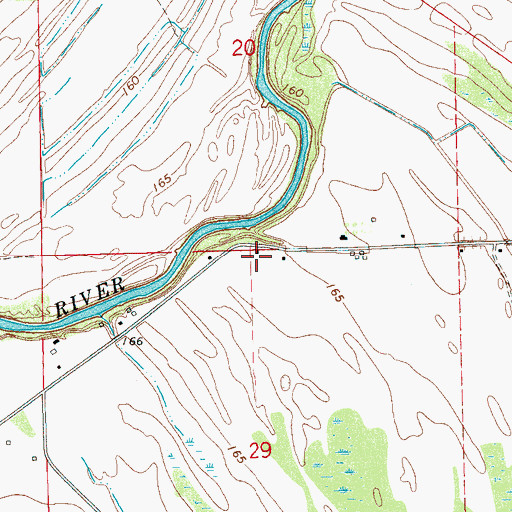 Topographic Map of Griffin School (historical), MS