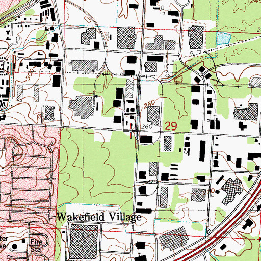 Topographic Map of Longley Church (historical), AR