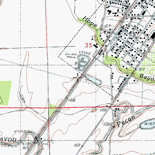 Topographic Map of Mount Olive Church, MS