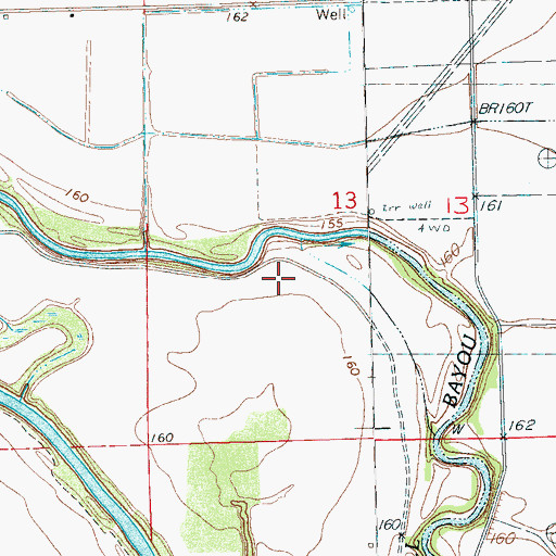 Topographic Map of Quitman County Farm (historical), MS