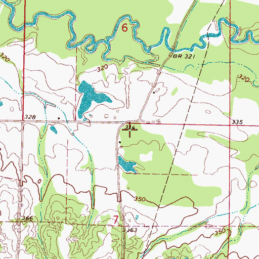 Topographic Map of New Hardy Church (historical), MS